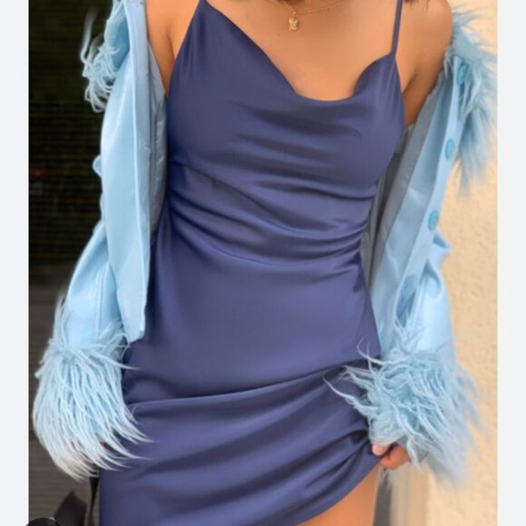 UO Mallory Cowl Neck Slip Dress - Picture 4 of 4